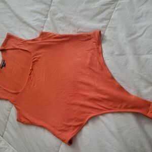Women's Orange Bodysuit